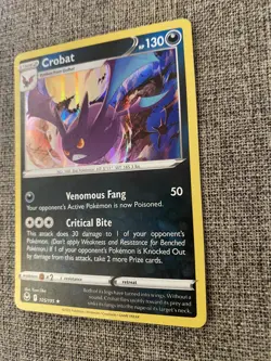 Crobat 105/195 2022 Silver Tempest Pokemon Card Holo Rare - Image 3
