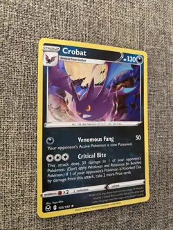 Crobat 105/195 2022 Silver Tempest Pokemon Card Holo Rare - Image 4