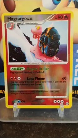 MAGCARGO Lv. 35 Great Encounters POKEMON Reverse Holo 2008 Trading Card 45/106 - Image 1