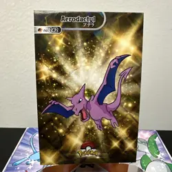 Pokemon 2024 Card Database Shiny Holo Aerodactyl #142 - Image 1