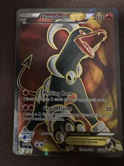 Houndoom EX 153/162 X & Y BreakThrough Ultra Rare Full Art Holo Pokemon Card - Image 1