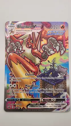 Blaziken VMAX Chilling Reign Holo Pokemon Card Alt Art SCRT 201/198 SWSH06 - Image 1