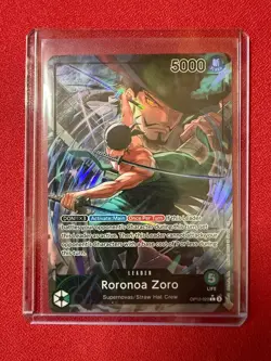 Roronoa Zoro Parallel OP12-020 L Legacy of the Master ONE PIECE Card ENGLISH - Image 2