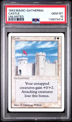 CASTLE Unlimited PSA 10 Vintage MTG [Nostalgium] - Image 1