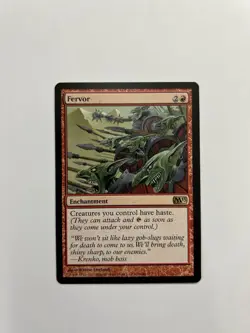 Fervor #129 Core Set 2013 (M13) Magic The Gathering MTG LP - Image 1