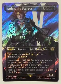 Ardyn, the Usurper Borderless Surge Foil - Final Fantasy MTG - Image 1