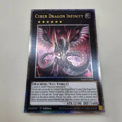 Cyber Dragon Infinity - RA04 - Quarter Century Rare - Yugioh - EURO - Image 1