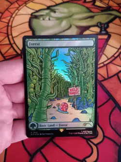 Forest (1943) (Rainbow Foil) Secret Lair Drop MTG MINT - Image 1