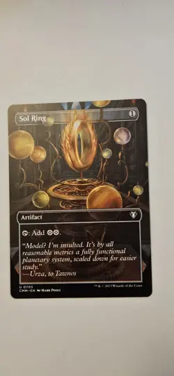 Sol Ring Borderless NM Commander Masters MTG #703 edh cedh - Image 1