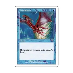 WOTC MtG 7th Ed Unsummon (C) (Foil) EX - Image 1