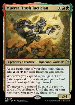 1x Muerra, Trash Tactician MTG Bloomburrow NM Magic Regular - Image 1