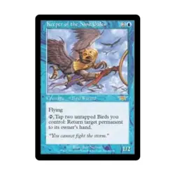 WOTC MtG Legions Keeper of the Nine Gales (R) (Foil) EX - Image 1