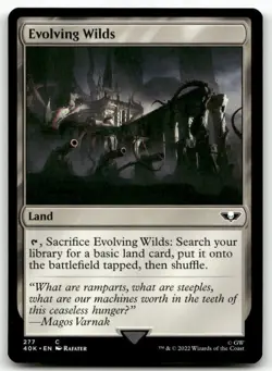 Evolving Wilds 277 MTG Warhammer NM X1 - Image 1