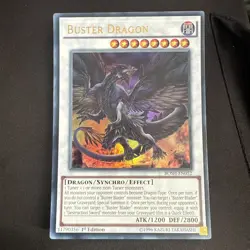 Yugioh Buster Dragon BOSH-EN052 Ultra Rare 1st ed - Image 1