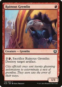 Foil Ruinous Gremlin - Kaladesh | MTG Card - Image 1