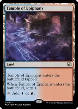 Temple of Epiphany - Near Mint MTG Commander: March of the Machine - Image 1