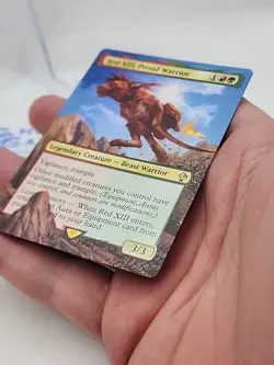 Red XIII, Proud Warrior ALTERED BORDERLESS Final Fantasy MTG Magic *CCGHouse* - Image 3