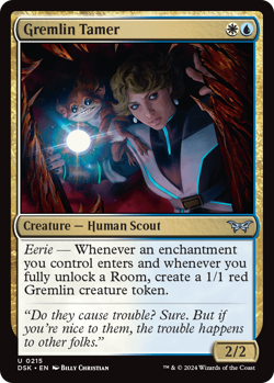 1x Gremlin Tamer - Foil MTG Duskmourn: House of Horror NM Magic Foil - Image 1