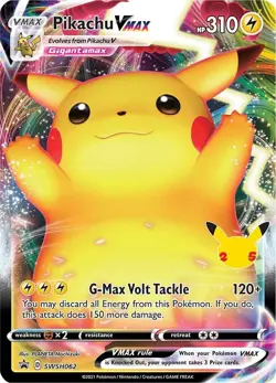 Pikachu VMAX SWSH062 SWSH: Sword & Shield Promo Cards Holo - Image 1