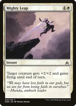 Foil Mighty Leap - Oath of the Gatewatch | MTG Card - Image 1