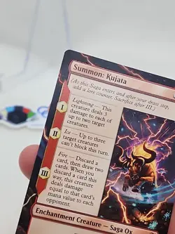 Summon: Kujata ALTERED BORDERLESS Final Fantasy MTG Magic *CCGHouse* - Image 5