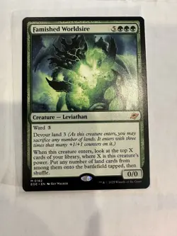 Famished Worldsire MTG Edge of Eternities Regular NM Fresh pull - Image 1