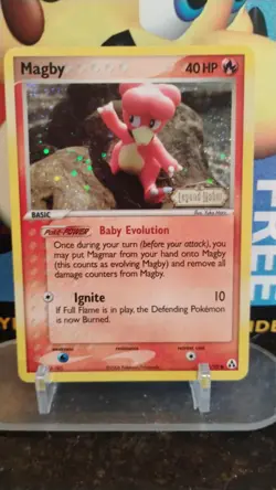 MAGBY EX Legend Maker POKEMON Holo Stamped 2006 Trading Card 58/92 - Image 1