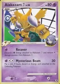 Alakazam E4 (#38/111) - Reverse Holofoil DP - Rising Rivals MP Pokemon - Image 1
