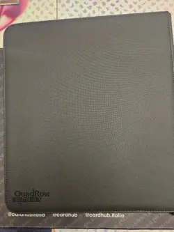 ALBUM POKEMON ULTIMATE GUARD QUADROW ZIPFOLIO 24-Pocket XenoSkin BLACK - Image 3