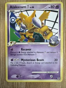 Pokemon TCG Alakazam E4 Uncommon 38/111 - DMG - Rising Rivals - Image 1