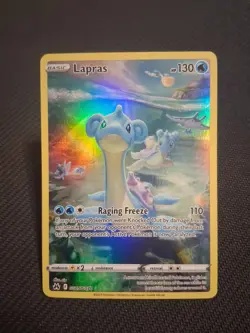 Pokemon SWSH Crown Zenith Lapras Galarian Gallery Full Art Holo GG05/GG70 LP - Image 1
