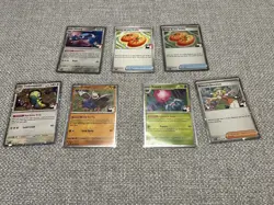 Play! Pokemon Prize Pack Series 7 Temporal Forces 7 card bundle #3 - Image 1