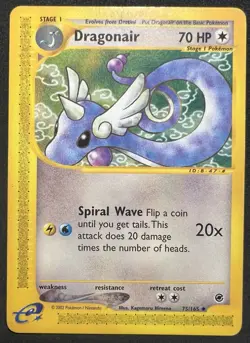 Pokemon Expedition - Dragonair 75/165 Non-Holo Uncommon LP - Image 1