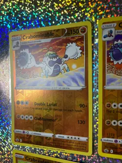 Pokemon TCG Crabominable: Ultra Rare 076/264 V; Reverse Holo 085/198 (x2) - Image 5