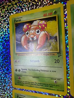 Pokemon TCG Base Set 2 Regular Non-Holo: 55/130 Parasect; 85/130 Paras (x4) - Image 5