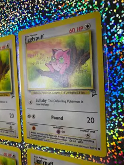 2000 Pokemon TCG Base Set 2 Regular Non-Holo 77/130 Jigglypuff (x4) - Image 3