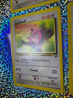 2000 Pokemon TCG Base Set 2 Regular Non-Holo 77/130 Jigglypuff (x4) - Image 5