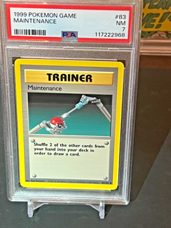 1999 POKEMON GAME #83 MAINTENACE PSA 7 - NEAR MINT! - Image 1