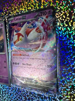 Pokemon TCG: Surging Sparks 076/191 Latias ex; Reverse Holo 073/182 Latios - Image 4