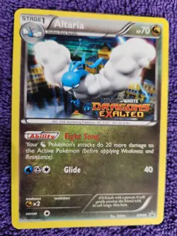 Altaria BW48 Dragons Exalted Black Star Promo Stamped Holo Pokemon *NICE* - Image 1