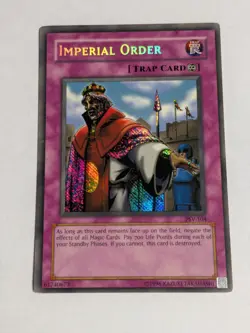 Yugioh Imperial Order PSV-104 Unlimited Secret Rare NM - Image 1