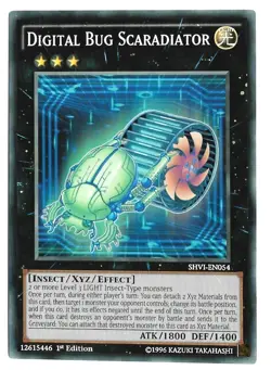Digital Bug Scaradiator SHVI EN054 - YuGiOh Card - Common - 1ST EDITION - Image 1