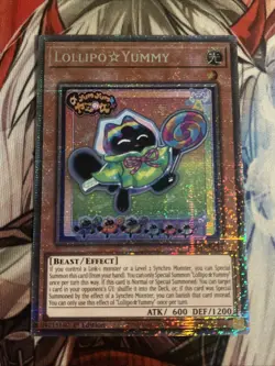 YUGIOH LOLLIPO YUMMY STARLIGHT RARE 1ST NEAR MINT JUSH-EN018 - Image 1