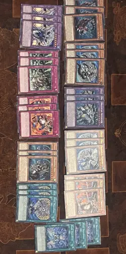 DRACOTAIL COMPLETE DECK CORE 33 CARDS JUSH JUSTICE HUNTERS YUGIOH - Image 1