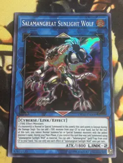 Yugioh: Salamangreat Sunlight Wolf - OP10-EN009 - Super Rare - Unlimited - NM - Image 1