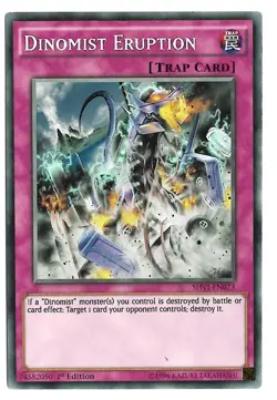 Dinomist Eruption SHVI EN073 - YuGiOh Card - Common - 1ST EDITION - Image 1