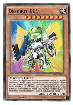 Deskbot 009 SHVI EN042 - YuGiOh Card - Common - 1ST EDITION - Image 1