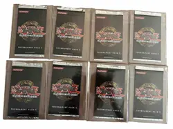 YuGiOh! TCG Tournament Pack Season 5 2004 TP5 Factory Sealed Lot of 8 Packs - Image 1