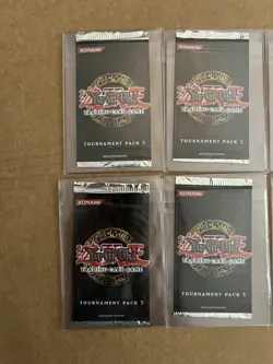 YuGiOh! TCG Tournament Pack Season 5 2004 TP5 Factory Sealed Lot of 8 Packs - Image 3