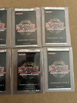 YuGiOh! TCG Tournament Pack Season 5 2004 TP5 Factory Sealed Lot of 8 Packs - Image 4